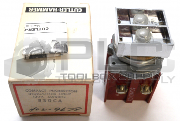 NEW IN BOX CUTLER HAMMER E30CA COMPACT PUSHBUTTON INDICATING LIGHT 120V 60/50HZ