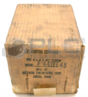 NEW SEALED BOX HOFFMAN F-44WE45 ELBOW 4X4