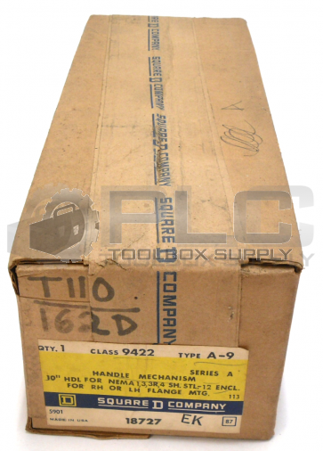 NEW SEALED SQUARE D 9422 A-9  MECHANISM 10" HANDLE FOR NEMA 1,3,3R,4