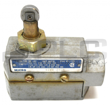 NEW MICRO SWITCH BZE6-2RQ8 ENCLOSED LIMIT SWITCH 2/15A 250/480VAC 125/250VDC