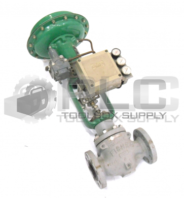 FISHER 667 TYPE 40 SIZE 90 PSI 2" VALVE WITH POSITIONER 3582