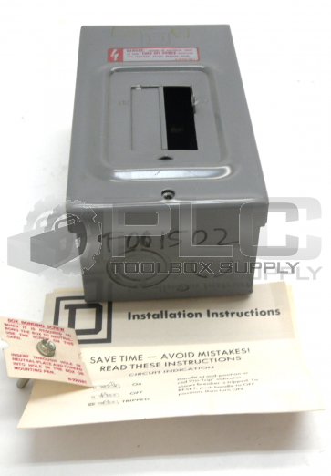 NEW SQUARE D QO-2S ENCLOSURE LOAD CENTER 40AMP MAIN 120V 240V