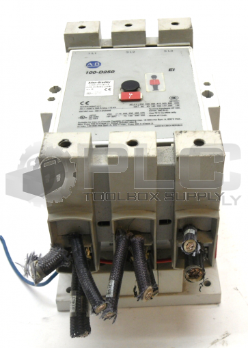 ALLEN BRADLEY 100S-D250EZJ22BC SAFETY CONTACTOR 250AMP 3POLE 24VDC COIL