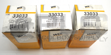NEW LOT OF 3 WIX 33033 FUEL FILTERS 