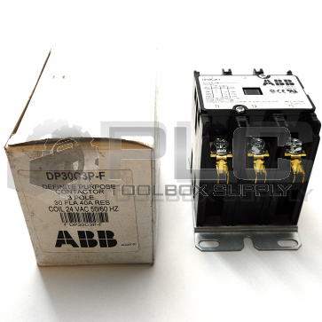 NEW IN BOX ABB DP30C3P-F DEFINITE PURPOSE CONTACTOR