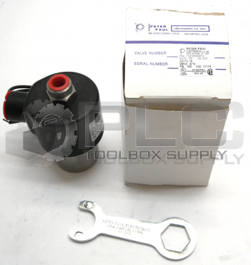 NEW PETER PAUL 71Z0058NCV SOLENOID VALVE 24V 16W