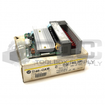 NEW ALLEN BRADLEY 1746-OA16 SER C OUTPUT MODULE