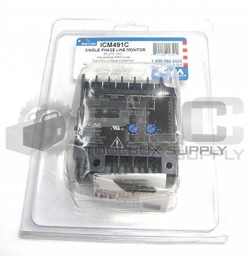 NEW ICM CONTROLS ICM491C SINGLE PHASE LINE MONITOR 
