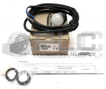 NEW IN BOX BANNER K30LGRYP K30 SERIES EZ-LIGHT: 3-COLOR GENERAL PURPOSE 78926
