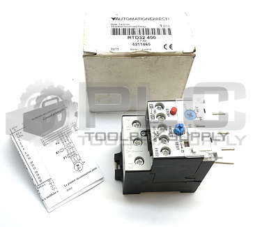 NEW IN BOX AUTOMATION DIRECT RTD32-400 THERMAL OVERLOAD RELAY 