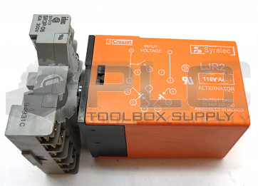 CROUZET LJR2 RELAY 24VAC WITH BASE