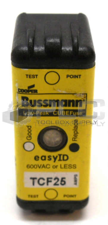 BUSSMAN TCF25 LOW PEAK CUBE FUSE 600VAC OR LESS