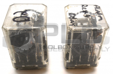 LOT OF 2 POTTER & BRUMFIELD KUP-11A15-120 RELAY 10A 240VAC 32VDC 50/60HZ