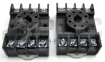 LOT OF 2 NEW MACROMATIC 70169-D RELAY SOCKET 600V 10A
