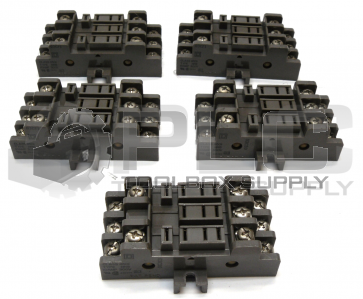 LOT OF 5 SQUARE D 8501-NR8 RELAY SOCKET