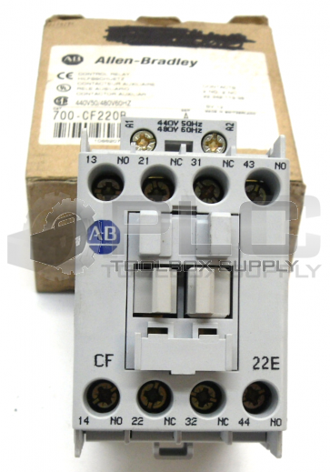 NEW IN BOX ALLEN BRADLEY 700-CF220B /A CONTROL RELAY 700-CF220*/A