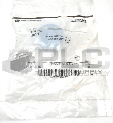 NEW SEALED ALLEN BRADLEY 800H-N5C /B PUSH BUTTON BOOT BLUE