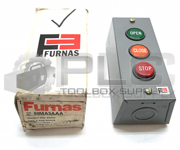 NEW IN BOX FURNAS 50MA3AAA PUSH BUTTON ENCLOSURE 