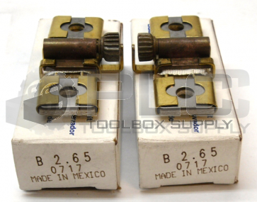 NEW LOT OF 2 SQUARE D B2.65 OVERLOAD THERMAL UNIT HEATING ELEMENT
