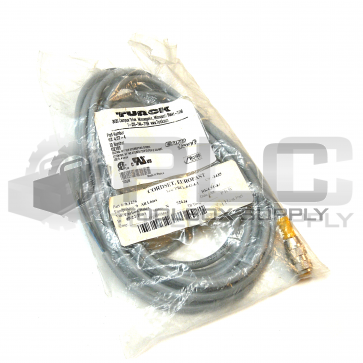 NEW TURCK RK 4.5T-4 EUROFAST MOLDED CORDSET U2188 RK 4.5T-4-RS 4.5T/S653 