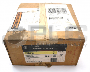 NEW IN BOX GENERAL ELECTRIC THMC34CL DISCONNECT SWITCH 