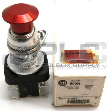 NEW ALLEN BRADLEY 800H-FPX6A5 /C 2 POSITION PUSH-PULL RED CAP