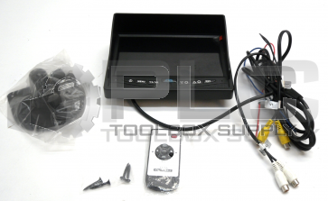 NEW REAR VIEW SAFETY RVS-6137-RCA 7" LCD BACKUP MONITOR W/RCA CONNECTION