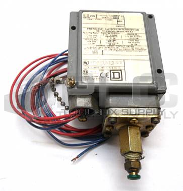 SQUARE D 9012-GDW-5 PRESSURE SWITCH