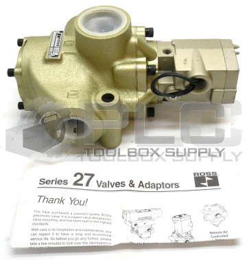 NEW ROSS 2773B6001 SOLENOID VALVE 110-120V 50/60HZ
