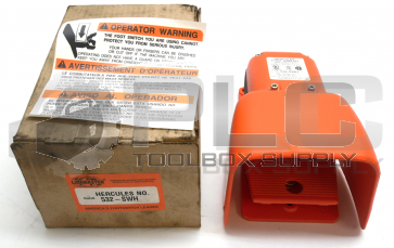 NEW LINEMASTER 532-SWH HEAVY DUTY FOOT SWITCH
