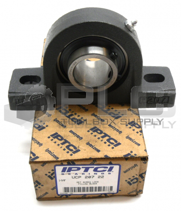 NEW IPTCI P207-22 SET SCREW LOCK PILLOW BLOCK 1-3/8" UC207-22