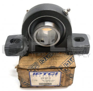 NEW IPTCI BEARINGS UCP207-23 SET SCREW LOCK PILLOW BLOCK 1-7/16" 207-23G