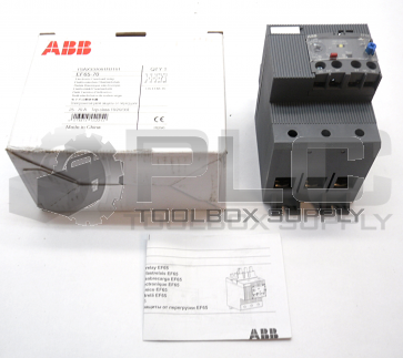 NEW IN BOX ABB EF65-70 ELECTRONIC OVERLOAD RELAY 1SAX331001R1101