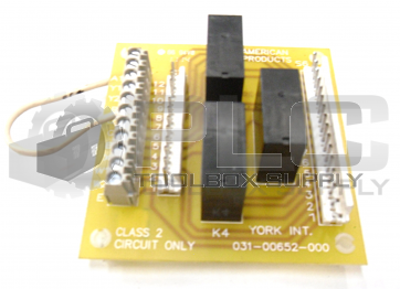 YORK 031-00652-000 COOLING CONTROL CIRCUIT BOARD 