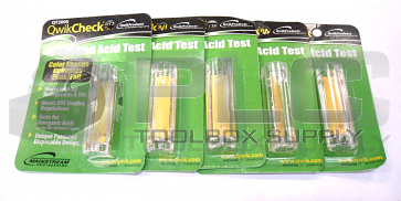 LOT OF 5 NEW QWIKCHECK QT2000 2-SECOND ACID TEST