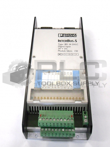 PHOENIX CONTACT IBS24DI/LC INTHERBUS-S DIGITAL INPUT MODULE 
