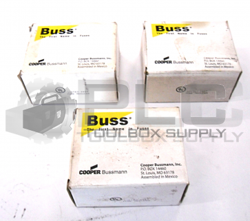 NEW LOT OF 3 BUSS 663-R FUSE REDUCERS