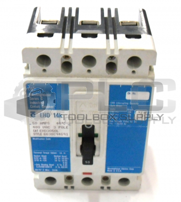 WESTINGHOUSE DISTRIBUTION EHD3050L INDUSTRIAL CIRCUIT BREAKER