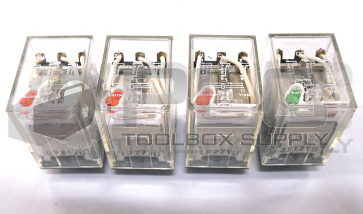 LOT OF 4 OMRON MY3N RELAY VAC VDC
