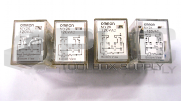 LOT OF 4 OMRON MY2K RELAY 