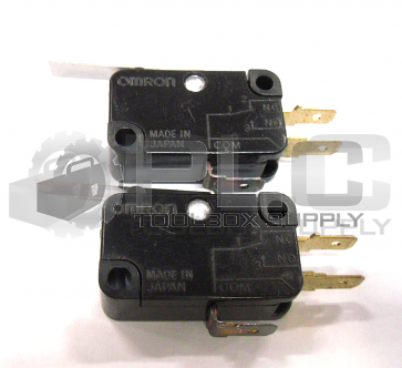 LOT OF 2 NEW OMRON V-15G2-1C25-K LIMIT SWITCH