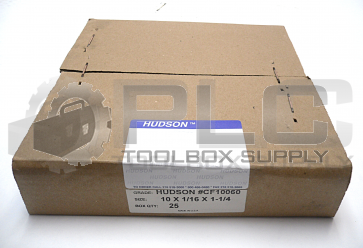 NEW SEALED BOX OF 25 HUDSON 10 X 1/16 X 1-1/4 CUT OFF WHEEL