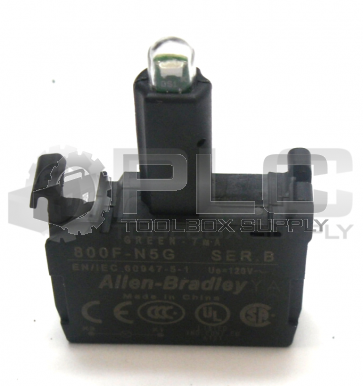 NEW ALLEN BRADLEY 800F-N5G/B LAMP MODULE INTEGRATED LED GREEN
