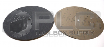 LOT OF 17 SILICON CARBIDE 12'' RESIN/PAPER 120 GRIT