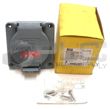 NEW HUBBELL HBL2730SW RECEPTACLE WATERTIGHT FEMALE 30A 480V 