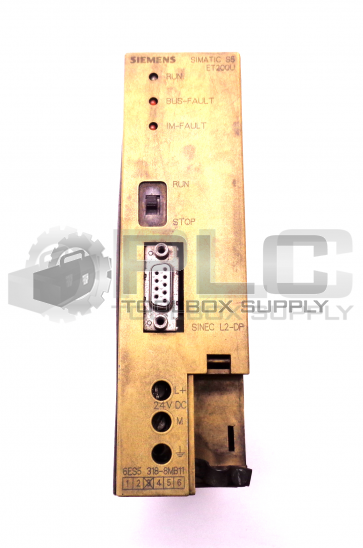 SIEMENS 6ES5 318-8MB11 SIMANTIC S5 ET200U INTERFACE MODULE