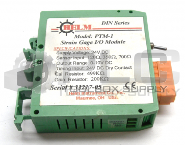HELM PTM-1 STRAIN GAGE I/O MODULE 24V DC