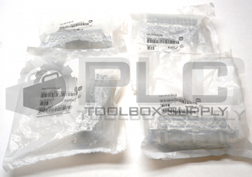 LOT OF 4 NEW SEALED HARTING HAN 24 E-BU-S CONNECTOR 24PIN FEMALE 09330242701