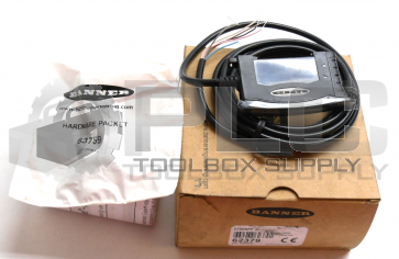NEW BANNER D10DNFP FIBER OPTIC SENSOR 62379