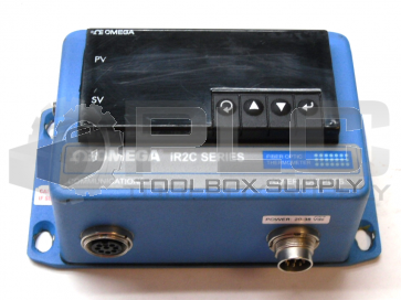 OMEGA IR2C FIBER OPTIC THERMOMETER IR2C-600-53-C24-HT POWER/COMMUNICATION DRIVE 